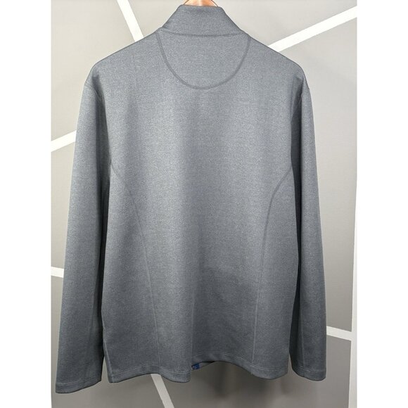 Untuckit Dashwood Full Zip Men’s Large Grey Stretch Performance Jacket Golf - Picture 2 of 15